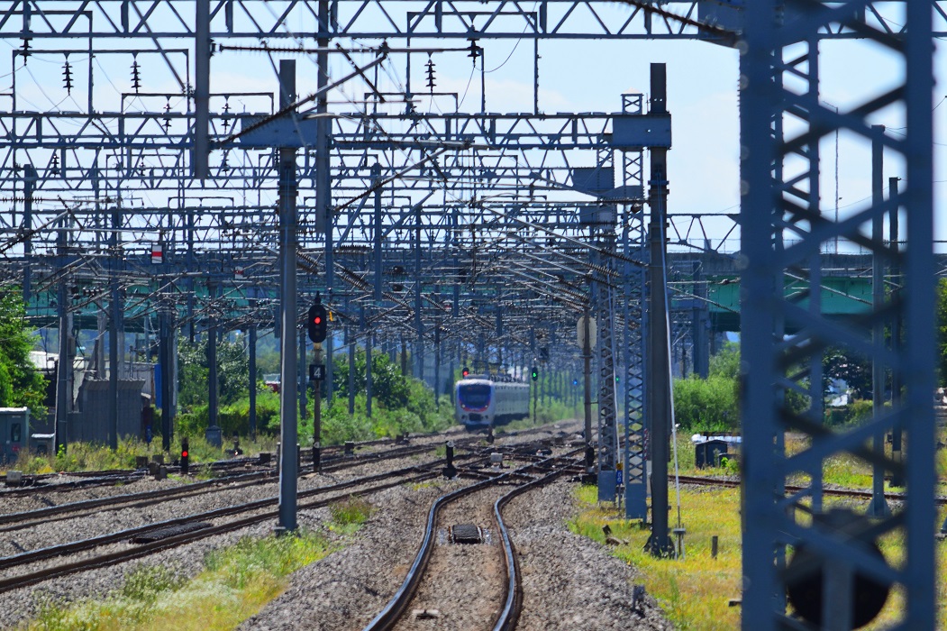 Railway tracks switches signaling