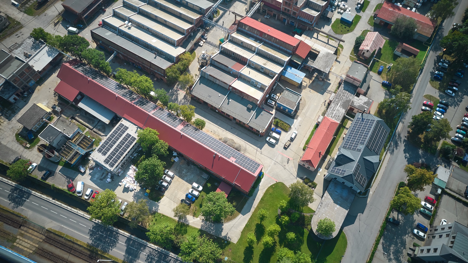 Bochemie plant aerial view